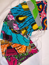 Load image into Gallery viewer, KIDS African Print Fabric Face Masks- Random Color Selection