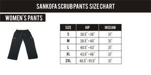 Sankofa Cargo Scrub Pants